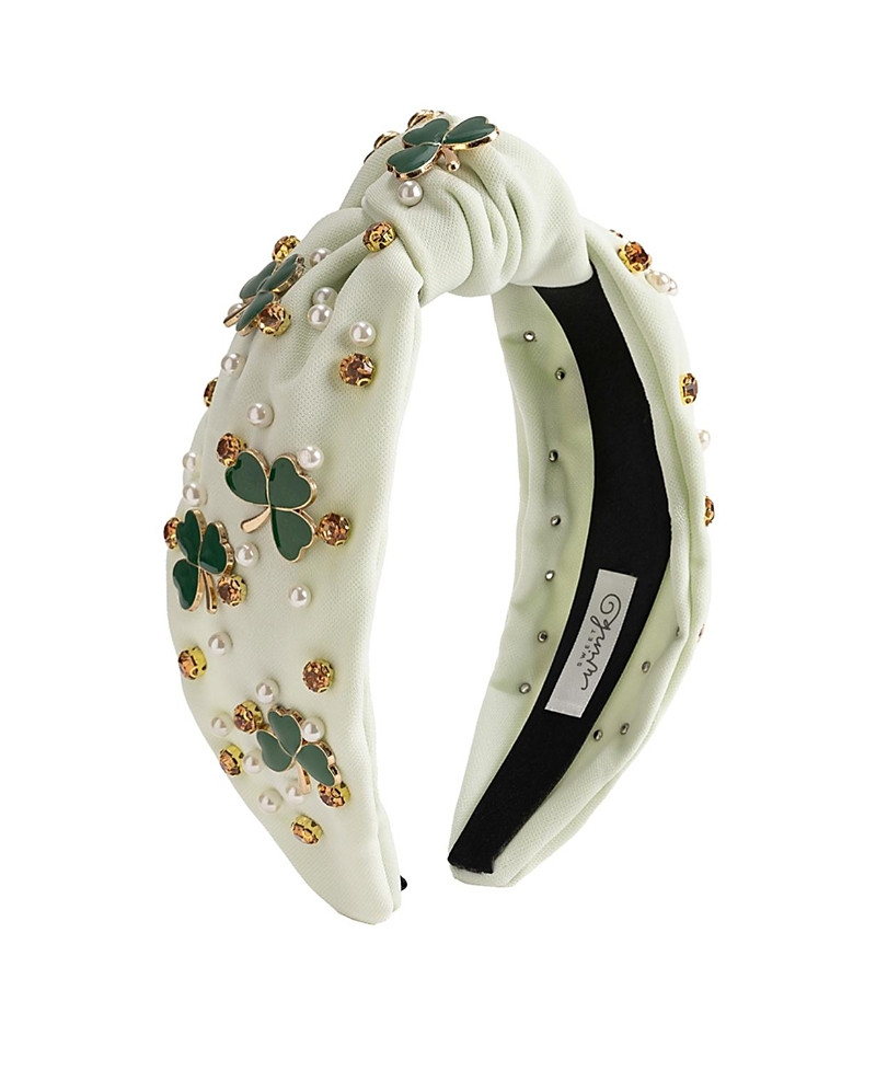 Sweet Wink Women's Shamrock Pearl St. Patrick's Day Gemstone Headband | Bloomingdale's (US)