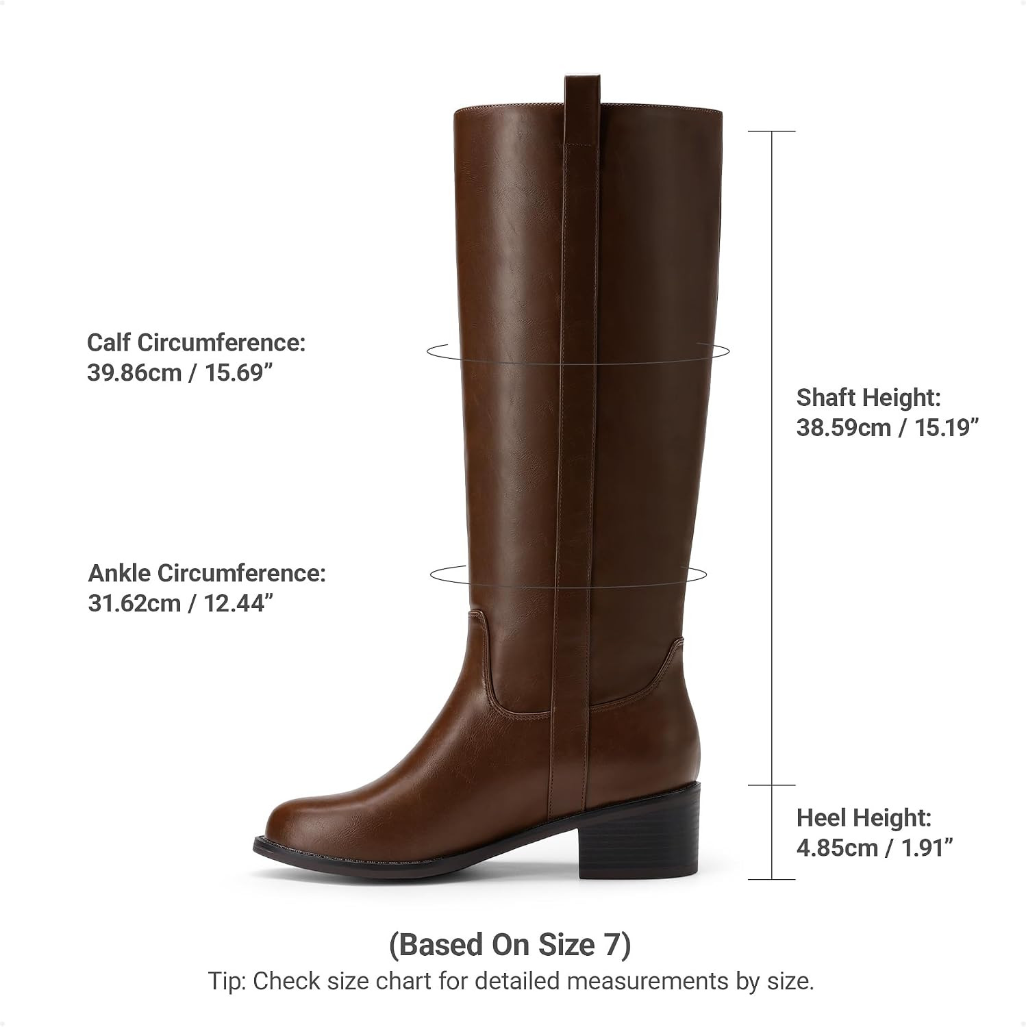 DREAM PAIRS Women's Knee High Riding Tall Boots | Amazon (US)