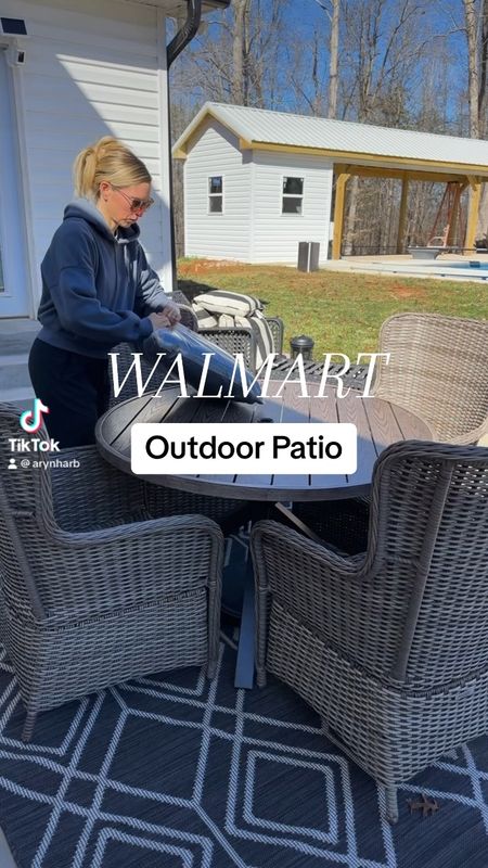Walmart outdoor patio furniture , Walmart home decor , Walmart patio finds , Walmart dining table 

#LTKstyletip #LTKSeasonal #LTKhome