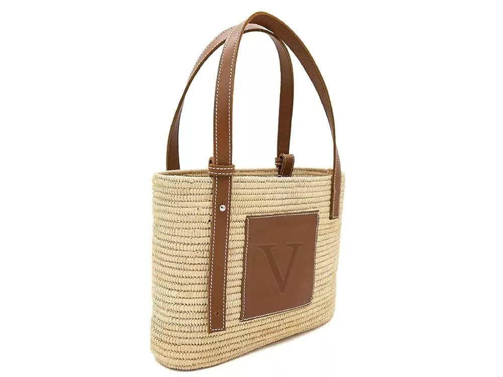  ZYYMMNN Beach Bag Straw Bags Women Summer Raffia Handbag Travel  Palm Basket Silk Scarf Tote : Clothing, Shoes & Jewelry