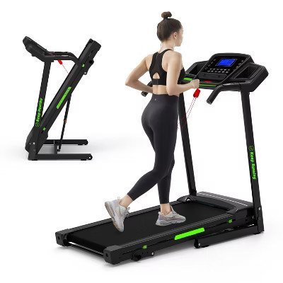 Folding Treadmill with Incline & App - Electric Running Machine for Home, Handrail Speed Controls & Built-In Pulse Monitor, Compact Design | Target