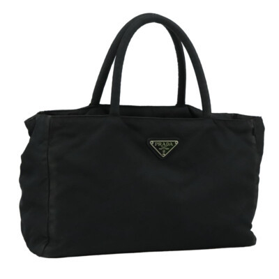 PRADA Hand Bag Nylon Black Auth th5575  | eBay | eBay US