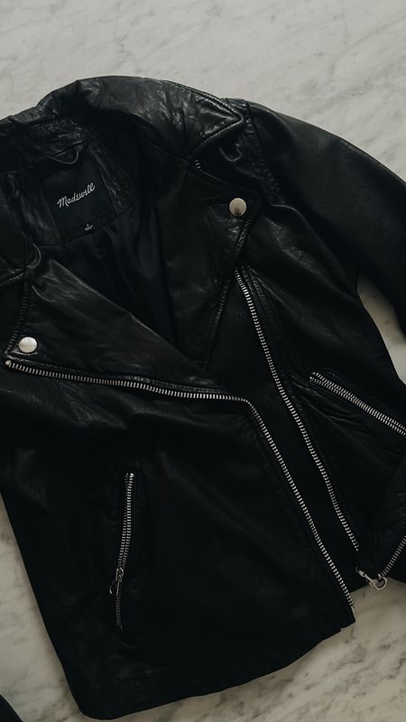 Madewell sale leather motorcycle jacket

#LTKSale