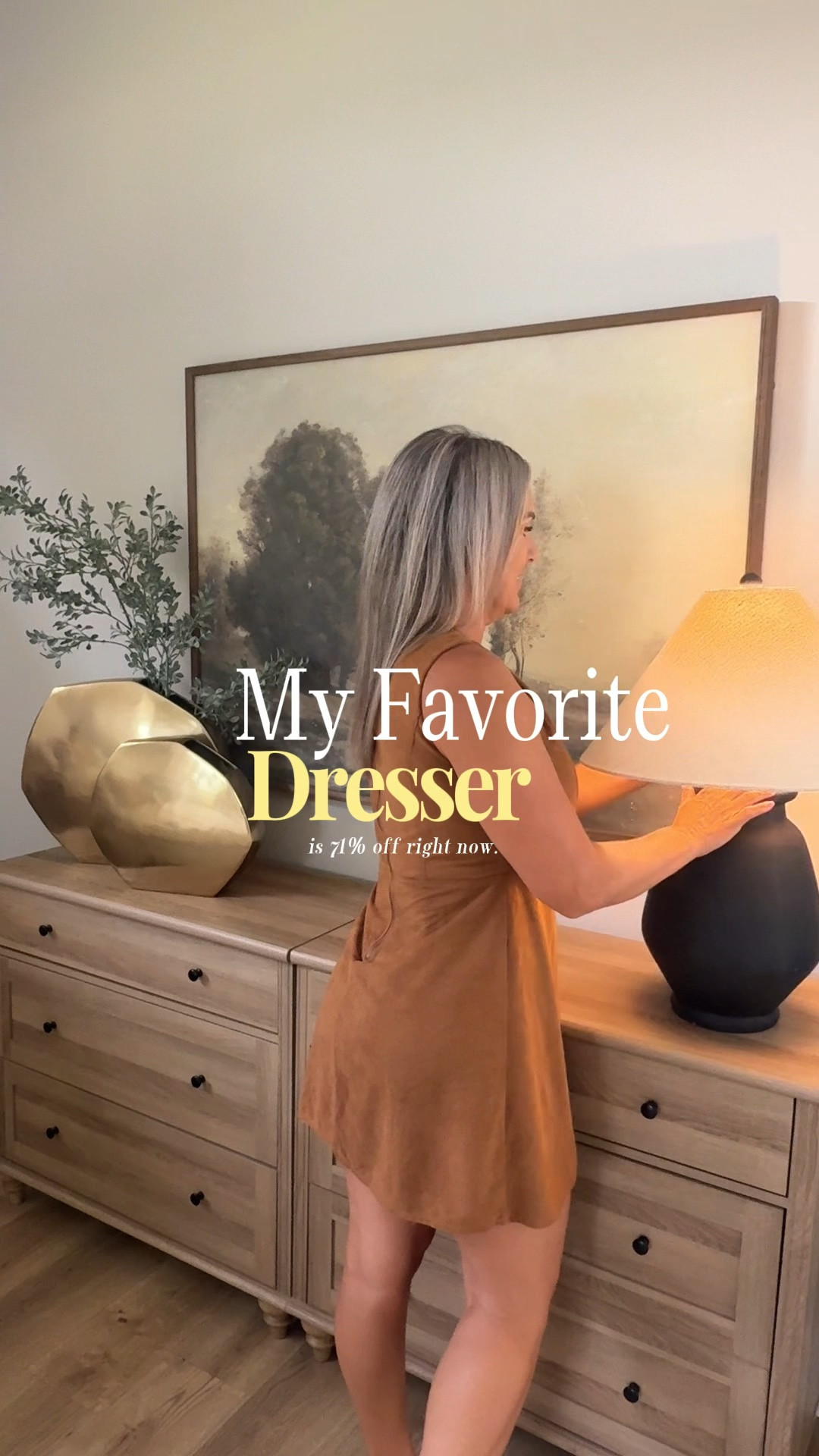 My favorite dresser is finally 71% off. 🤎

I’ve styled this piece countless ways, and it’s still one of my favorite finds. The warm oak finish, the storage, and the timeless look make it easy to use all year long. If you’ve been thinking about adding it to your home, now is the perfect time.

Everything is linked in my LTK. ✨



#LTKHome #LTKSaleAlert #WayfairCreator #NeutralHomeDecor

#LTKSaleAlert