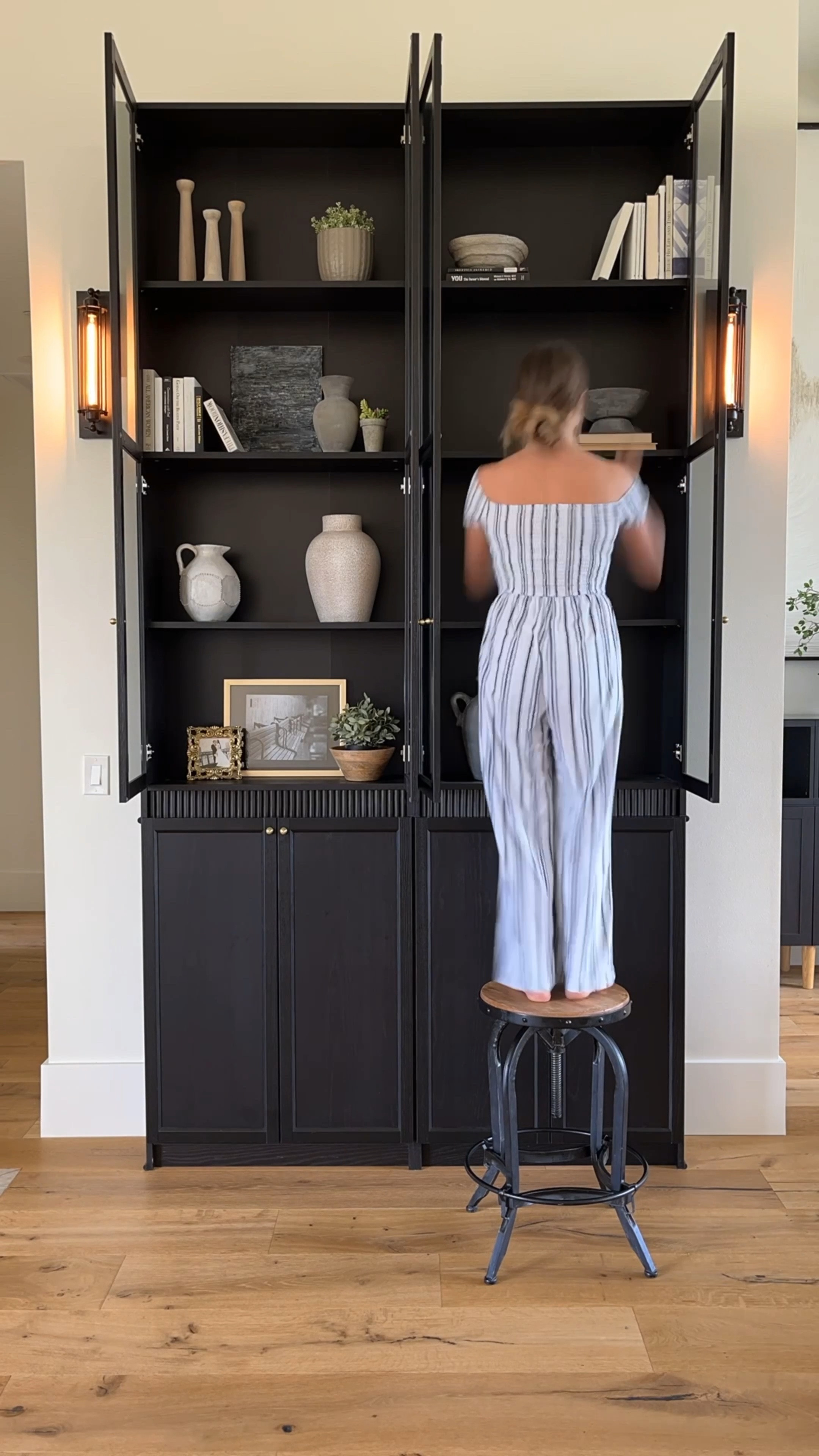 Shelf styling 

IKEA, diy, home decor 

#LTKhome #LTKFind #LTKstyletip