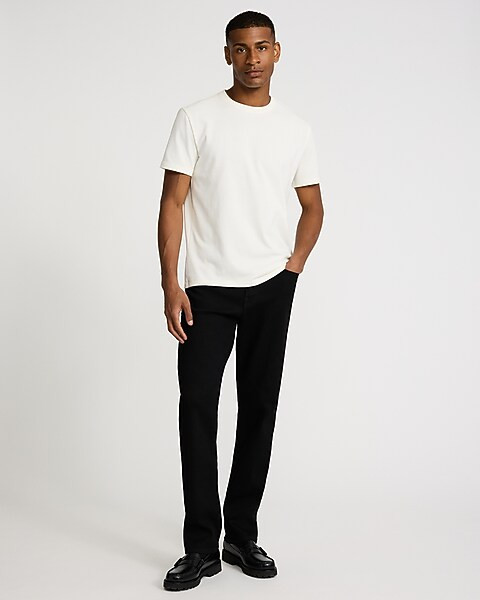 Straight Fit Black Hyper Stretch Jeans | Express