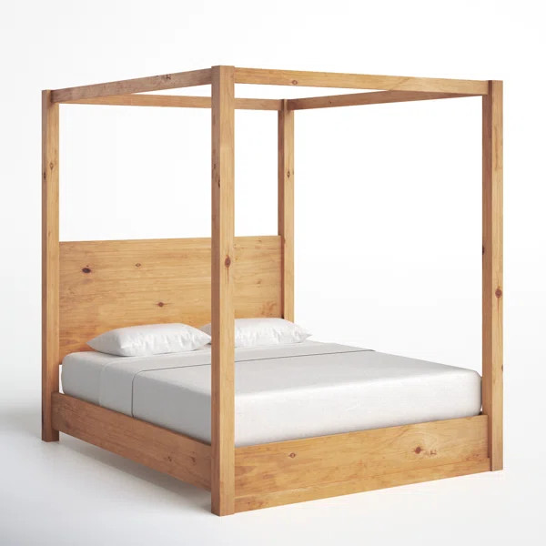 Modica Solid Wood Canopy Bed | Wayfair North America