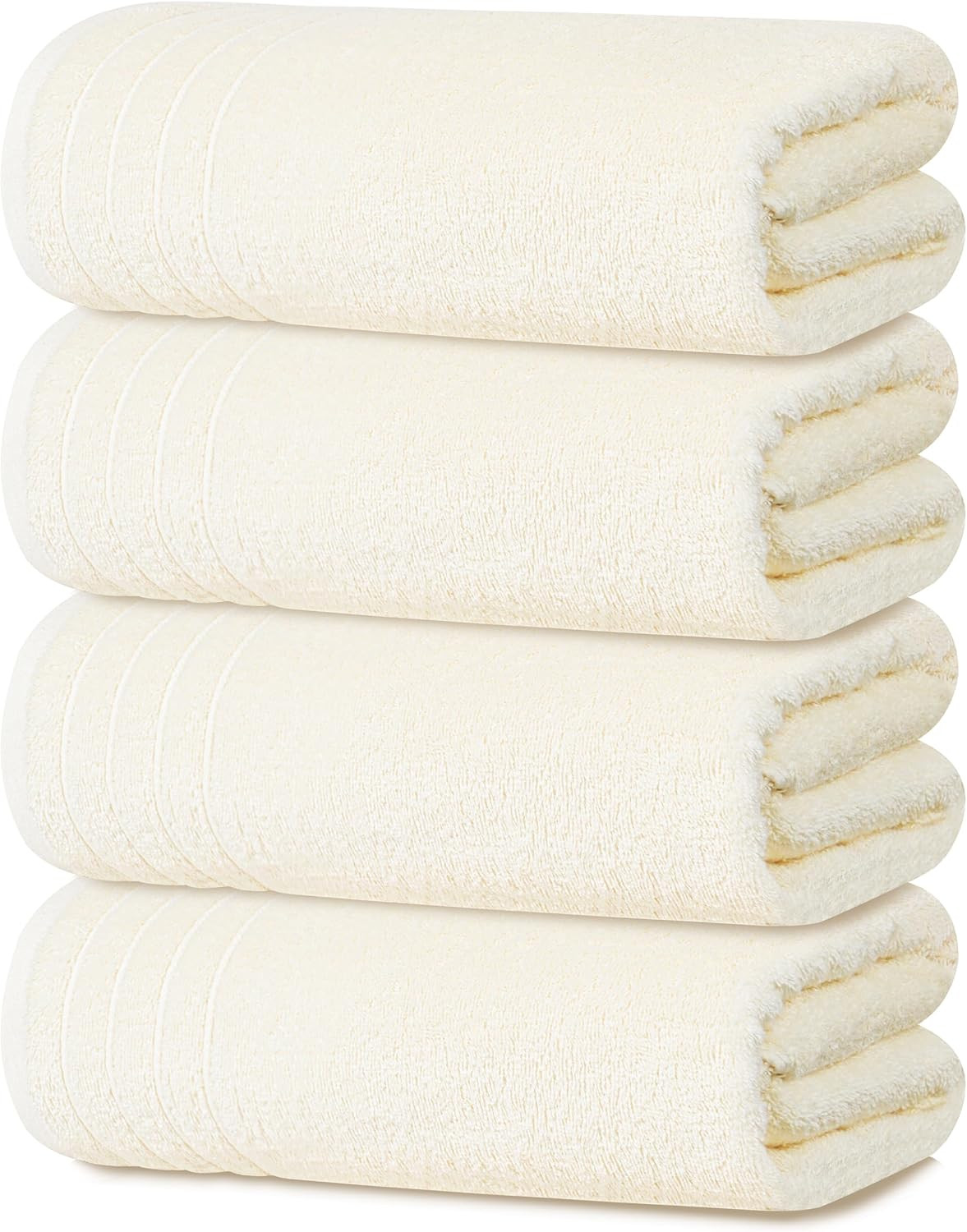 Tens Towels Pack of 4 Extra Large Bath Towels 30 x 60 Inches, 100% Cotton, Larger & Lighter Weigh... | Amazon (US)