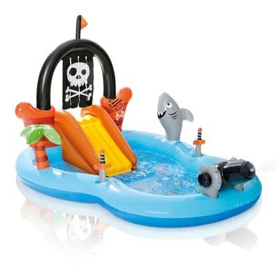 Intex 97" x 76" x 59" Pirate Play Center Inflatable Pool with Sprayer | Target