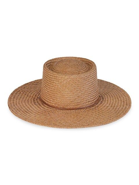 Vienna Woven Wide-Brim Boater Hat | Saks Fifth Avenue