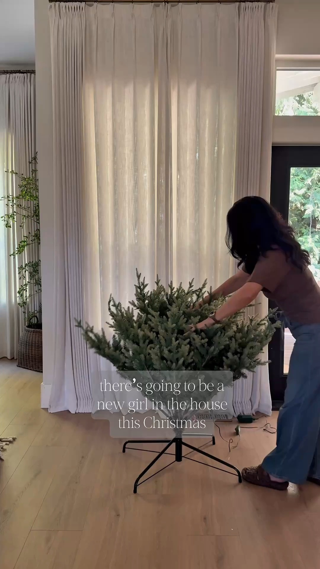 This tree checks all the boxes for me! 
Easy set up, minimal fluffing 
Natural and organic shape 
Several lighting options
I absolutely love it! 
Christmas home

#LTKfall #LTKhome