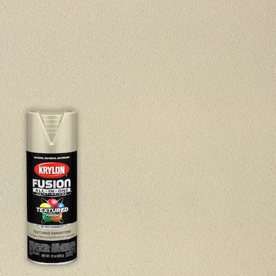 Krylon  Fusion All-In-One Matte Sandstone Textured Spray Paint and Primer In One (NET WT. 12-oz) | Lowe's