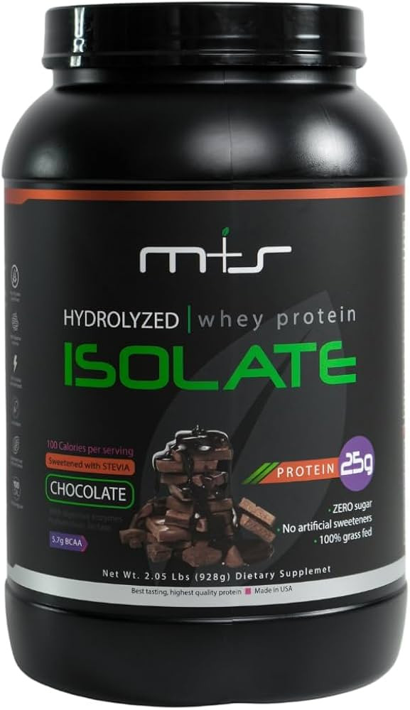 M+S 100% Grass Fed - Hydrolyzed Whey Protein Isolate Powder- Gluten Free, Fast Absorbing, Easy Di... | Amazon (US)