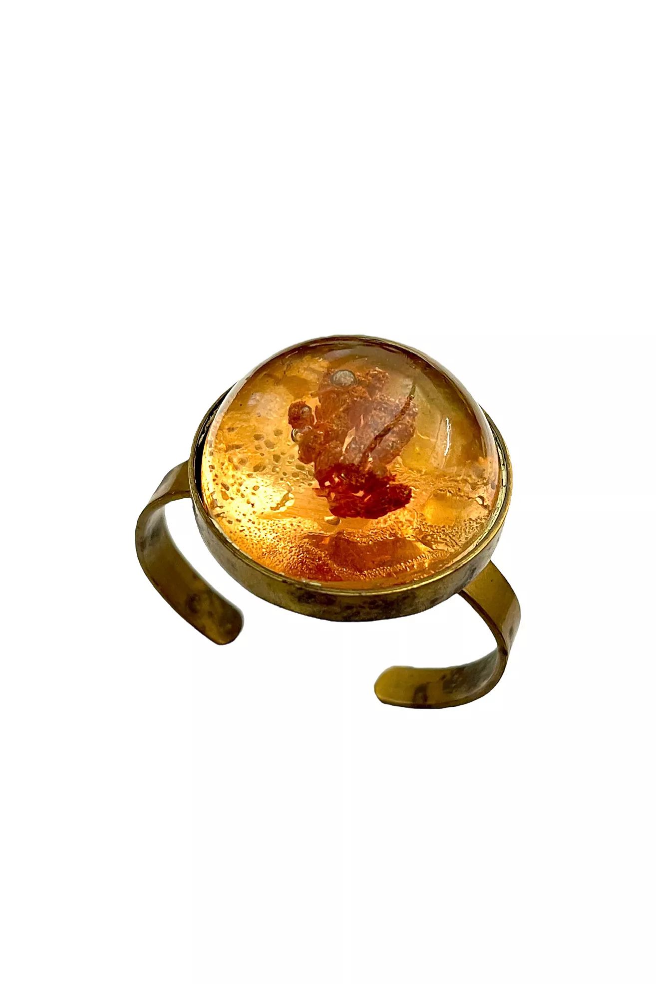 1970s Vintage Amber & Cooper Cuff Bracelet Selected by BusyLady Baca & The Goods | Free People (Global - UK&FR Excluded)