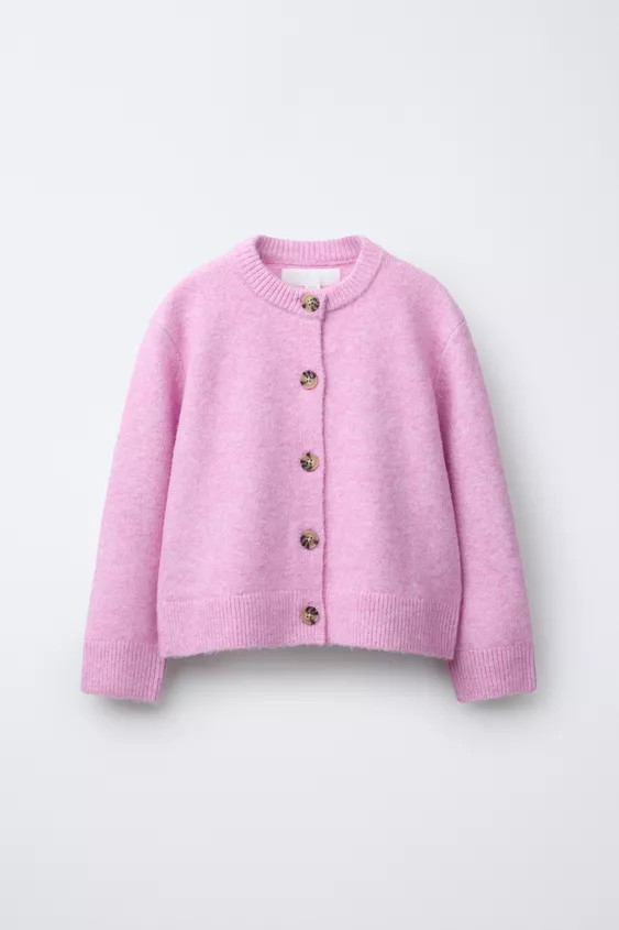 PLAIN KNIT CARDIGAN | Zara UK