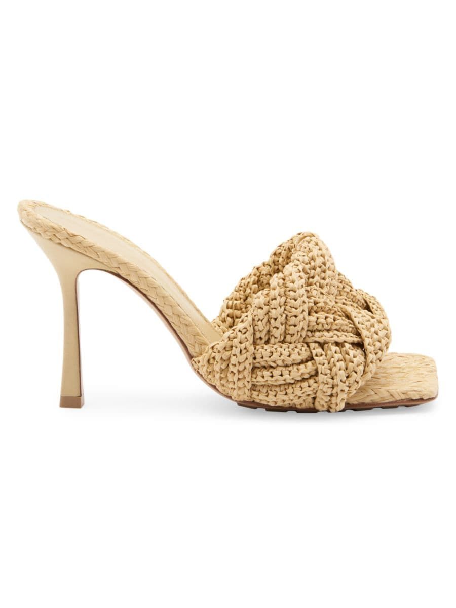 Lido 90 Woven Raffia Sandals | Saks Fifth Avenue