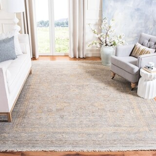 Safavieh Couture Hand-knotted Sultanabad Nikolinka Traditional Oriental Wool Rug with Fringe - 9'... | Bed Bath & Beyond