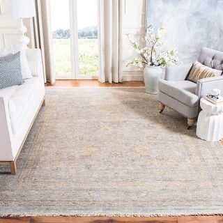 Safavieh Couture Hand-knotted Sultanabad Nikolinka Traditional Oriental Wool Rug with Fringe - 9'... | Overstock