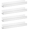 NIUBEE 36" Premium Acrylic Floating Nursery Kids Bookshelf Wall Ledge Shelf, Clear Invisible Spic... | Amazon (US)