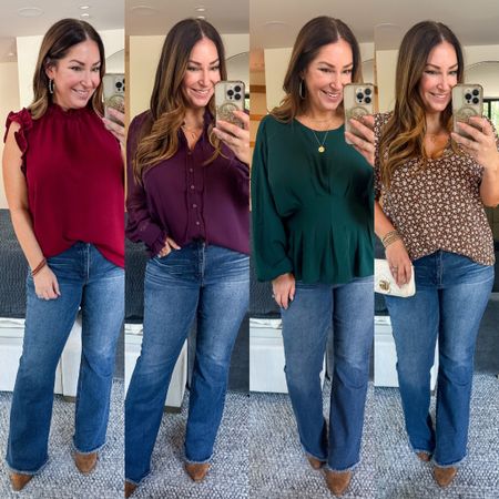 Fall Outfits from Gibsonlook
Use code RYANNE10 for 10% off Gibsonlook items
Use code 60TRM for 50% off of Victoria Emerson necklaces

Fit tips: wearing L in all 4 tops of inbetween size down, jeans tts 12R 

Fall outfits  Gibsonlook  Night out outfit  Fall Transitional  Fall fashion

#LTKover40 #LTKmidsize #LTKSeasonal