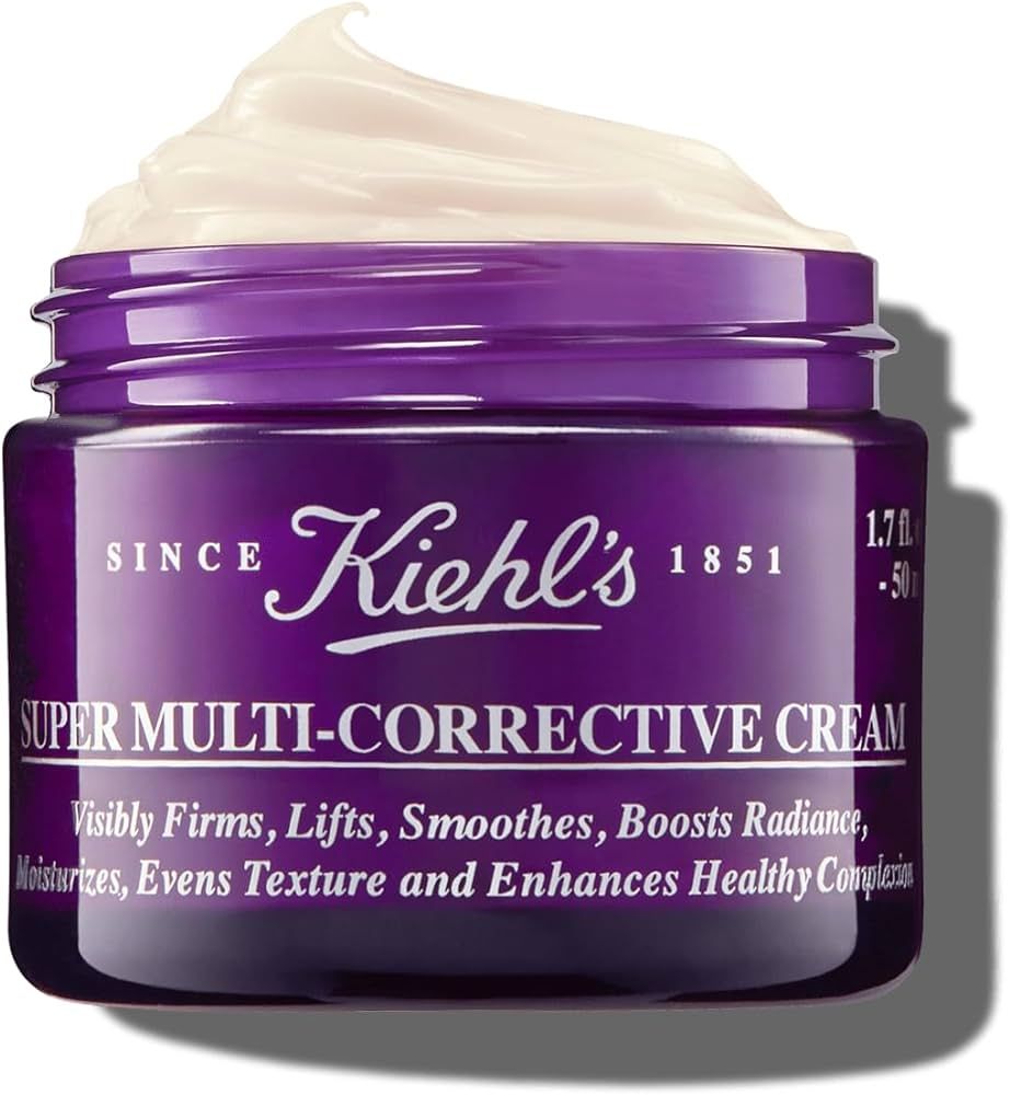 Kiehl's Super Multi-Corrective Cream, Anti-Aging Wrinkle Reducing Face and Neck Cream, Evens Skin... | Amazon (US)