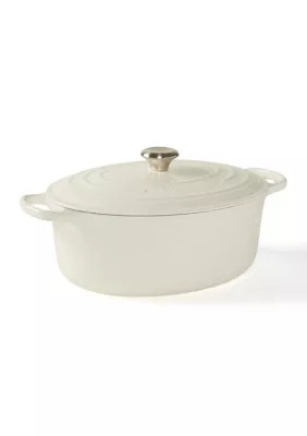 Le Creuset 8 Quart Signature Oval Dutch Oven, White | Belk