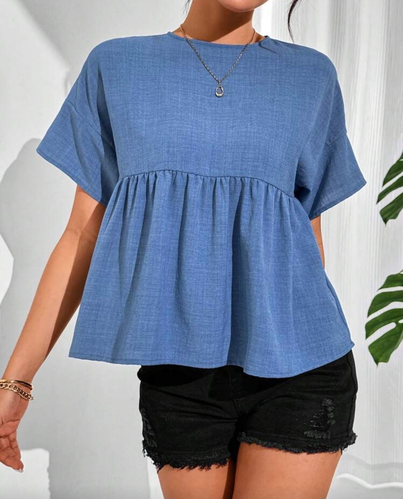 My blue blouse

#LTKFindsUnder100 #LTKStyleTip