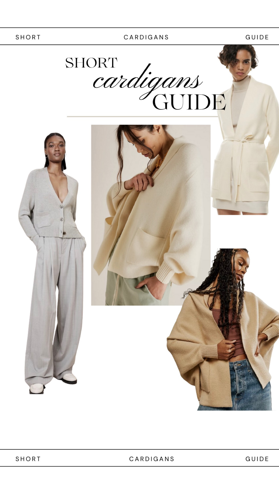 Short sleeve modern cardigans are must have this 2024 season.
I love neutral colored cardigans because they are easy to pair with any outfit.
This free people cardigan is so soft feels like cashmere and is one size only. I have it in nude color and love it so much.




#LTKover40 #LTKSpringSale #LTKmidsize