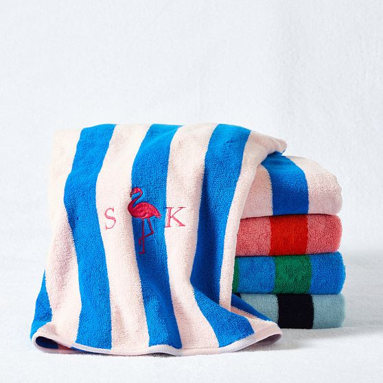 Cabana Stripe Beach Towel | Mark and Graham
