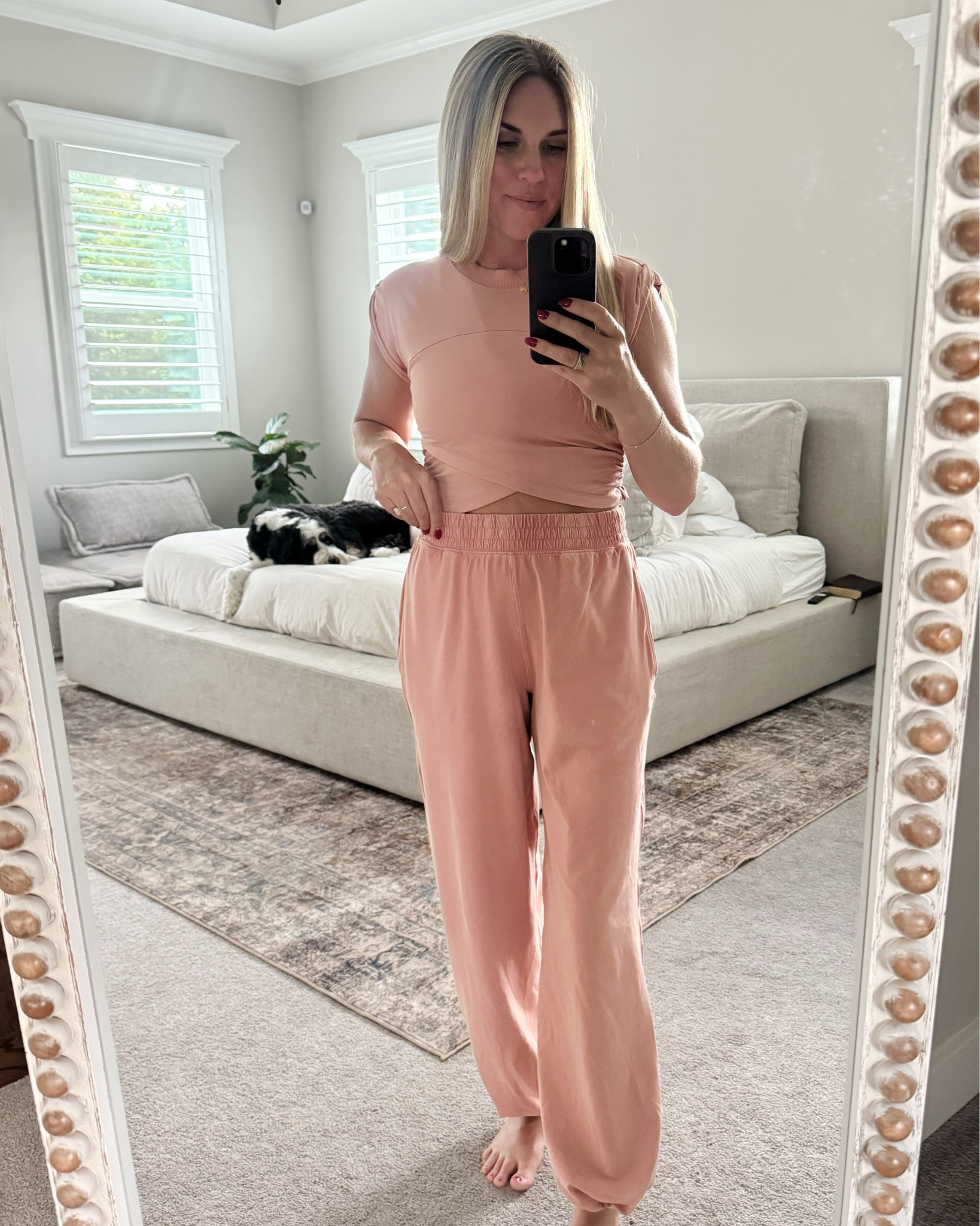 Living in this effortlessly comfy • stylish • sporty set all summer by Free People Movement. Need one in every color! Love the detailing in the top— super flattering while still remaining cozy. Jersey fabric that’s soft and movable and obsessed with the high waist and cinched bottom pant. This is a perfectly lived in beyond the gym staple. True to size. Size M #freepeople #coordinatedset #activewear

#LTKTravel #LTKActive #LTKFindsUnder100