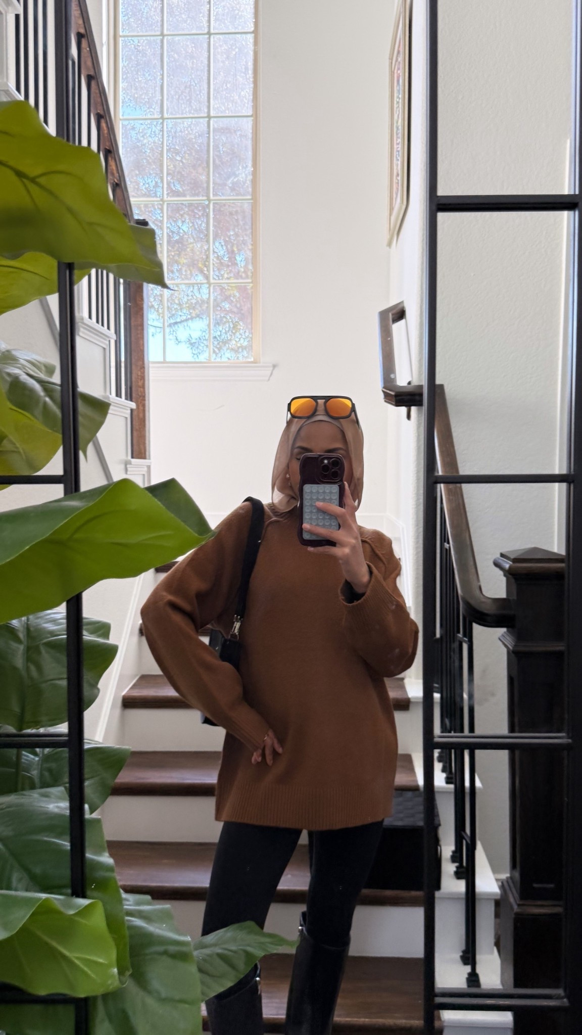 Wearing a small in the sweater it runs big. Linked the leggings sunglasses and boots! 

#LTKgrwm #LTKHoliday #LTKdayinmylife