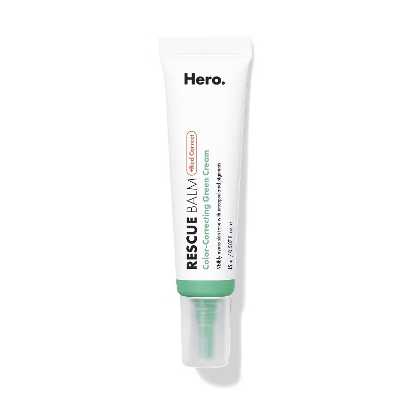 Hero Cosmetics Rescue Balm Green Tinted Balm - Red Correct - 15ml | Target