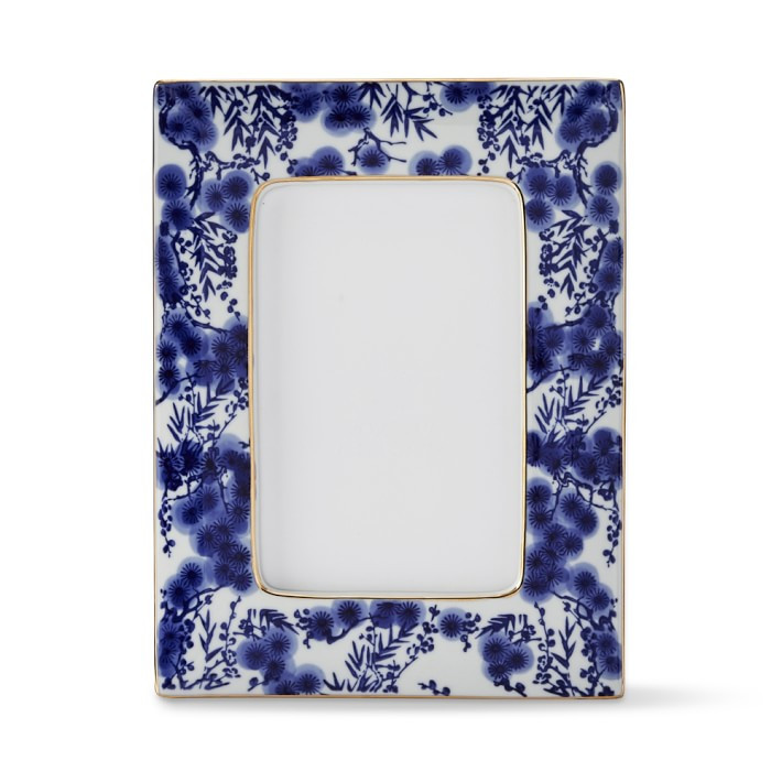 Blue and White Ceramic Picture Frame | Williams-Sonoma