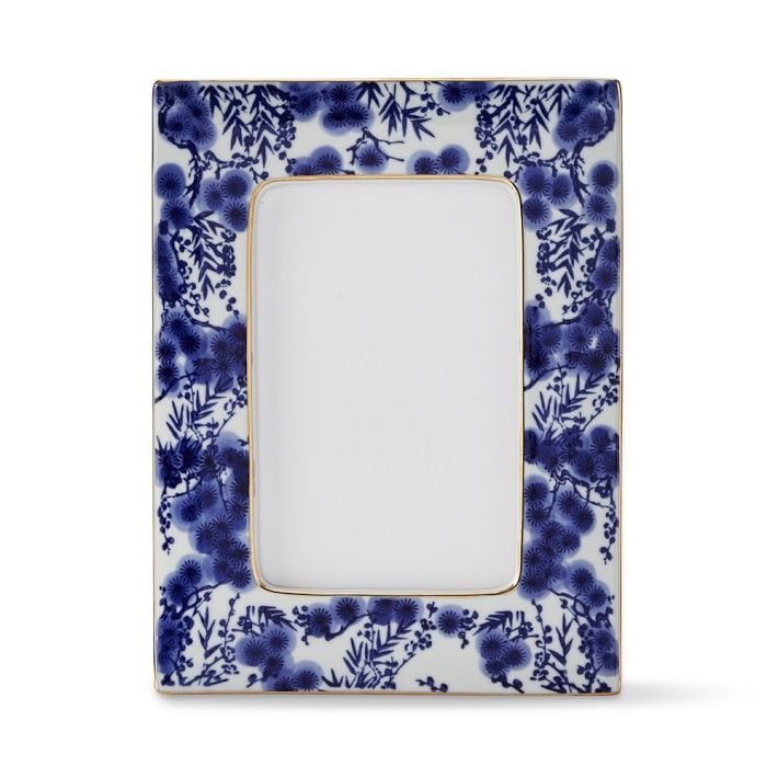 Blue and White Ceramic Picture Frame | Williams-Sonoma