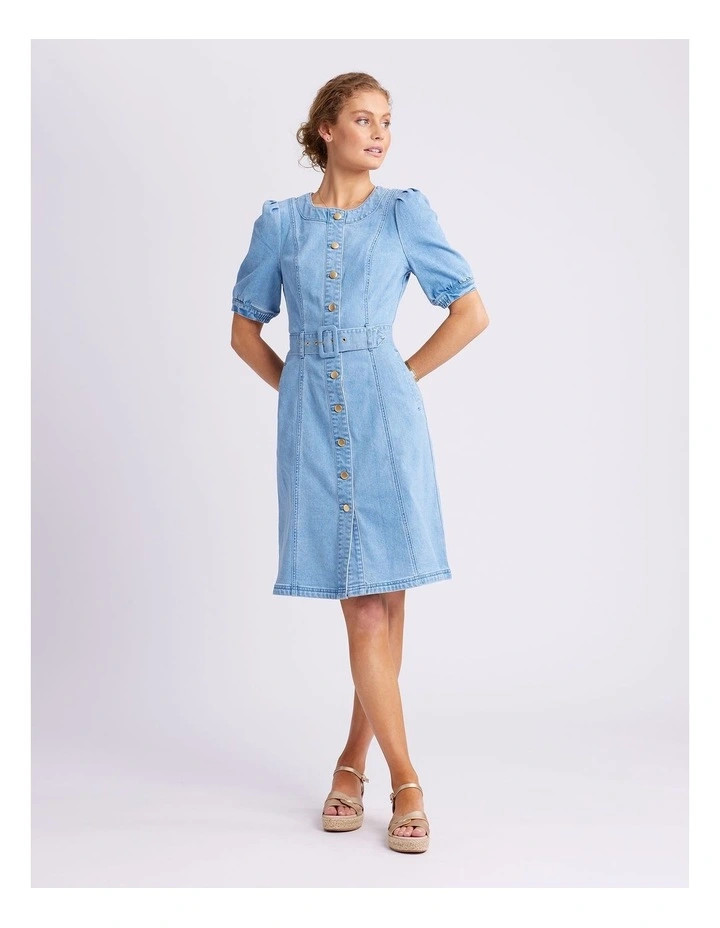 Cruise Denim Dress in Blue | Myer