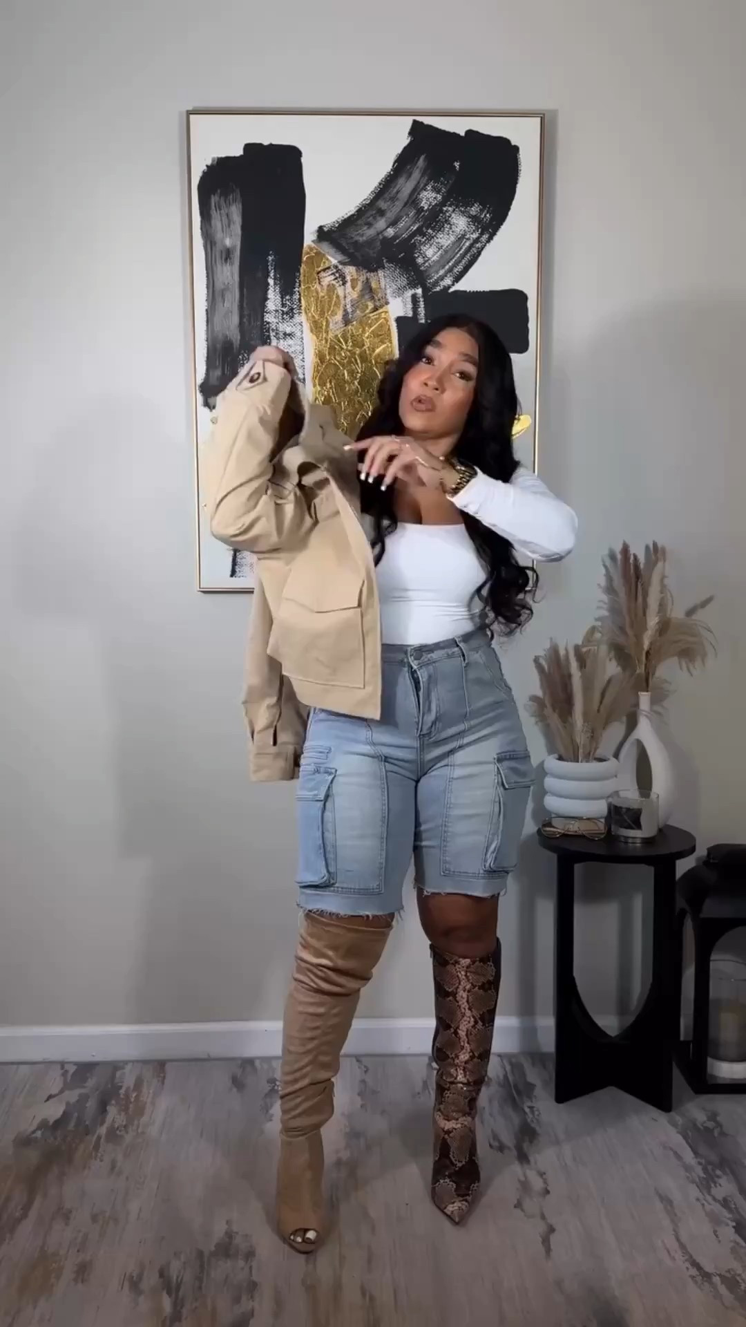 Still obsessed with these cargo jackets!!! They are so easy to pair and immediately elevate your look! 
Jackets: small
Everything else: medium 

#LTKFindsUnder50 #LTKgrwm #LTKootd