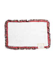 20x32 Plaid Ruffle Trim Figural Bath Rug | Bed & Bath | Marshalls | Marshalls