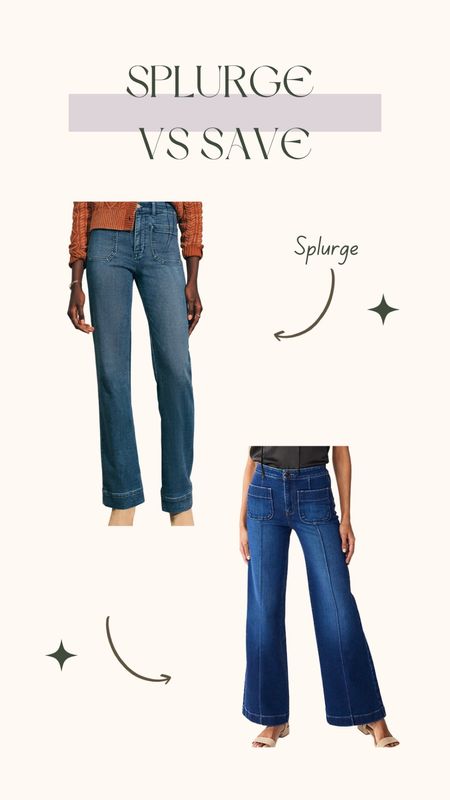 Splurge vs Save - Wide Leg Jeans

UndeniablyElyse.com

Casual Chic Outfit, Fall Faves, Trousers, Jeans, 

#LTKfindsunder50 #LTKmidsize #LTKstyletip
