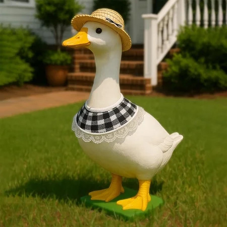 Holiday Porch Goose Outfits Lawn Porch Geese Costume Courtyard Style Porch Pet Costume Garden Ornaments Halloween Costume Set | Walmart (US)