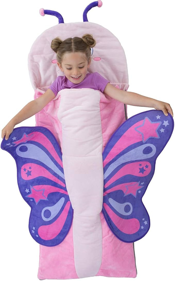 Bixbee Kids Sleeping Bag, Slumber Bag & Nap Mat for Toddlers, Girls and Boys with Durable Zipper ... | Amazon (US)