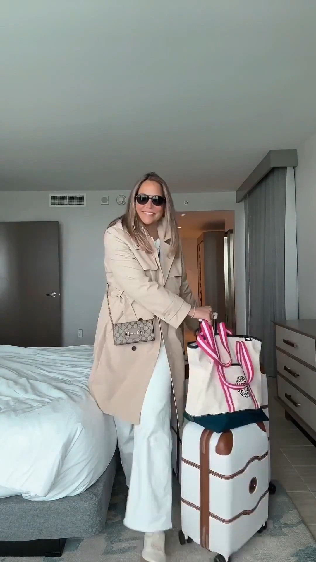 The easiest way to stay stylish while traveling ✈️ We always stick to comfy sneakers and layered outfits so we’re ready for any weather along the way. And a small bag is a must for keeping our ID, phone, and wallet right within reach the whole time!

#LTKMidsize #LTKTravel #LTKOver40