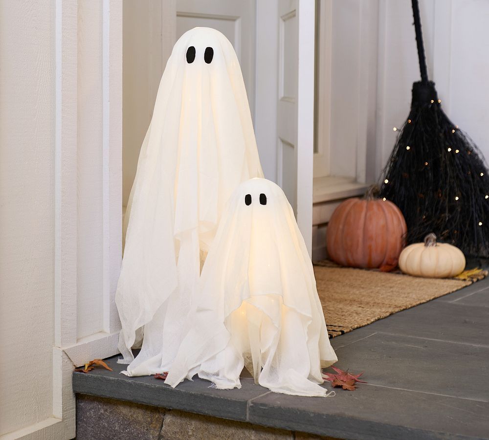 Lit Ghosts - Set of 2 | Pottery Barn (US)