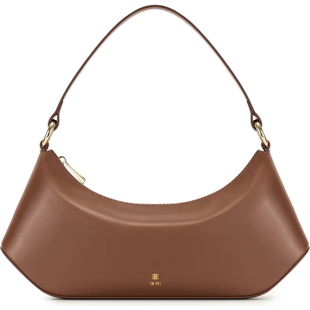 JW PEI Lily Faux Leather Shoulder Bag in Brown at Nordstrom | Nordstrom