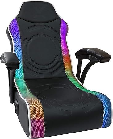 X Rocker Emerald RGB 2.0 Wired X2 Floor Rocker Gaming Chair with LED Lights, 30.3" x 22.2" x 26.4... | Amazon (US)