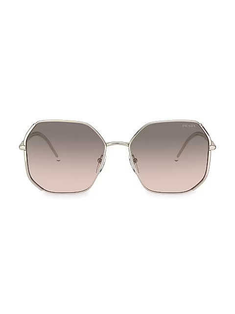 58MM Square Sunglasses | Saks Fifth Avenue