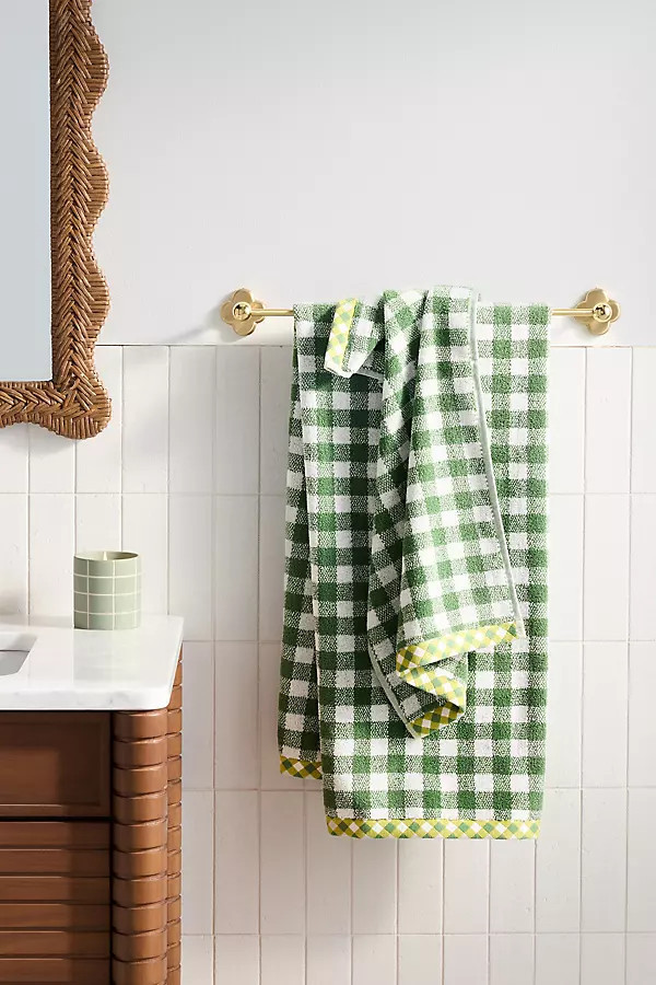 Gingham Cotton Woven Towel Collection | Anthropologie (US)