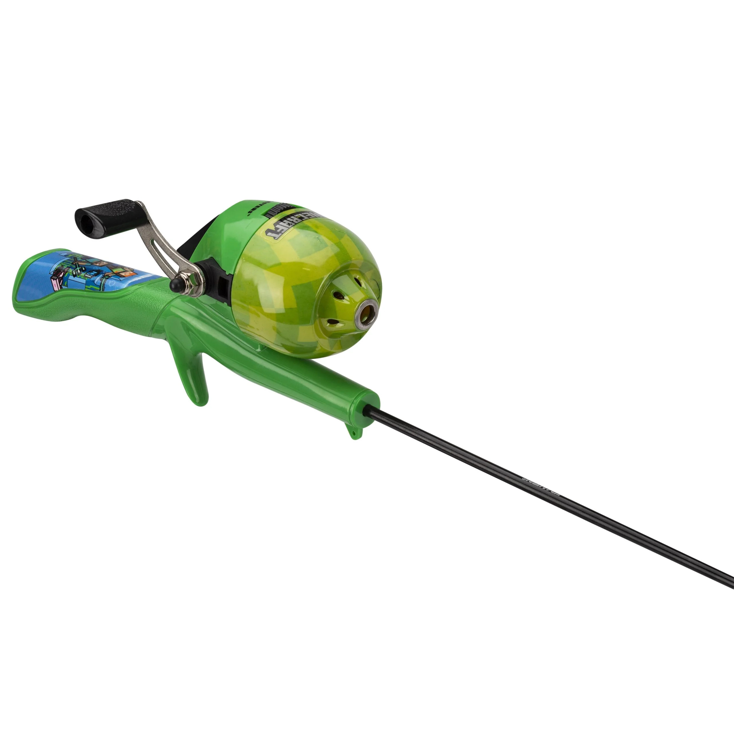 Kid Casters Youth Spincast Fishing Pole Combo with Minecraft Fiberglass Rod - Walmart.com | Walmart (US)