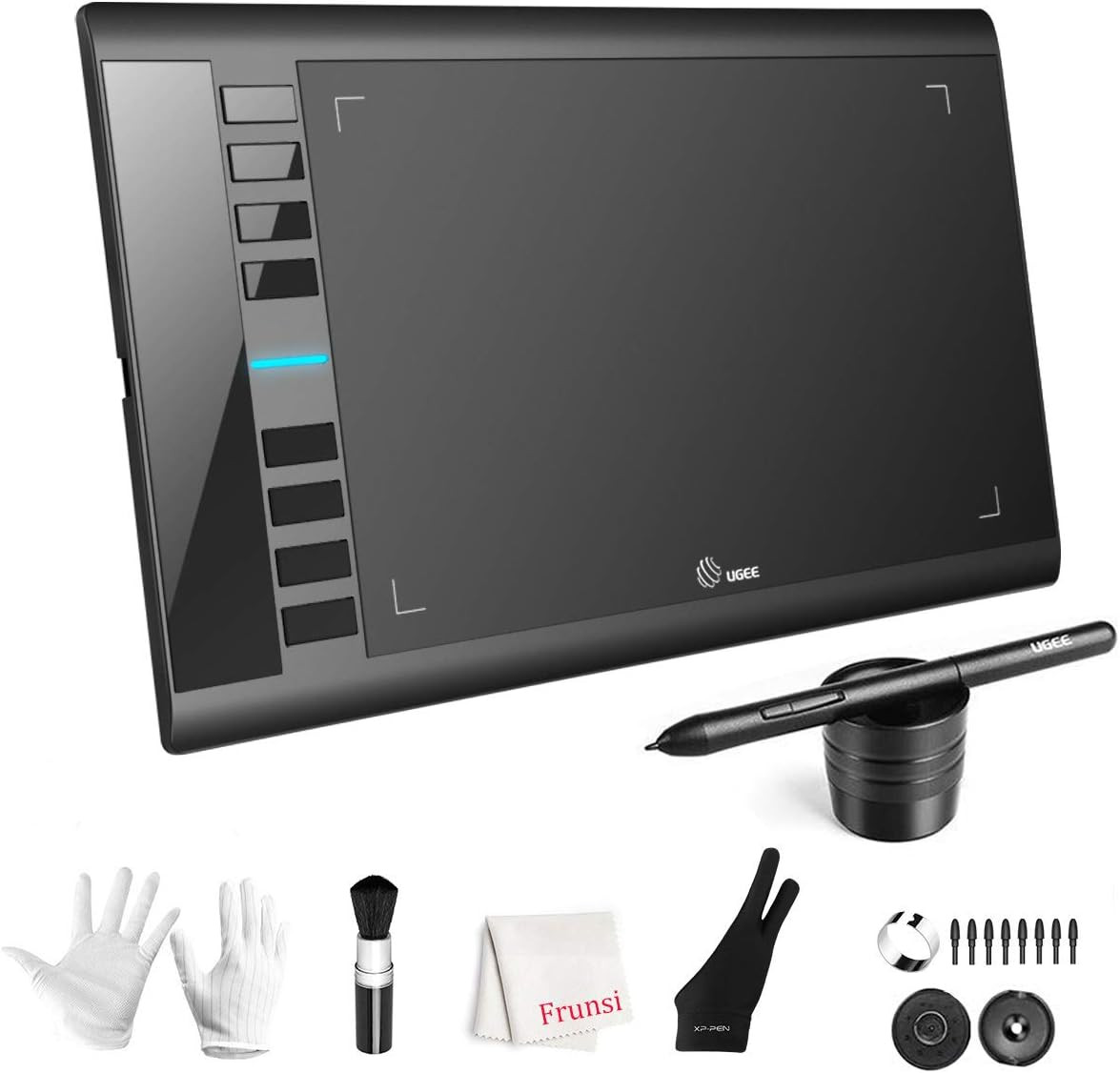 Graphics Drawing Tablet, UGEE M708 10 x 6 inch Large Drawing Tablet with 8 Hot Keys, Passive Styl... | Amazon (US)