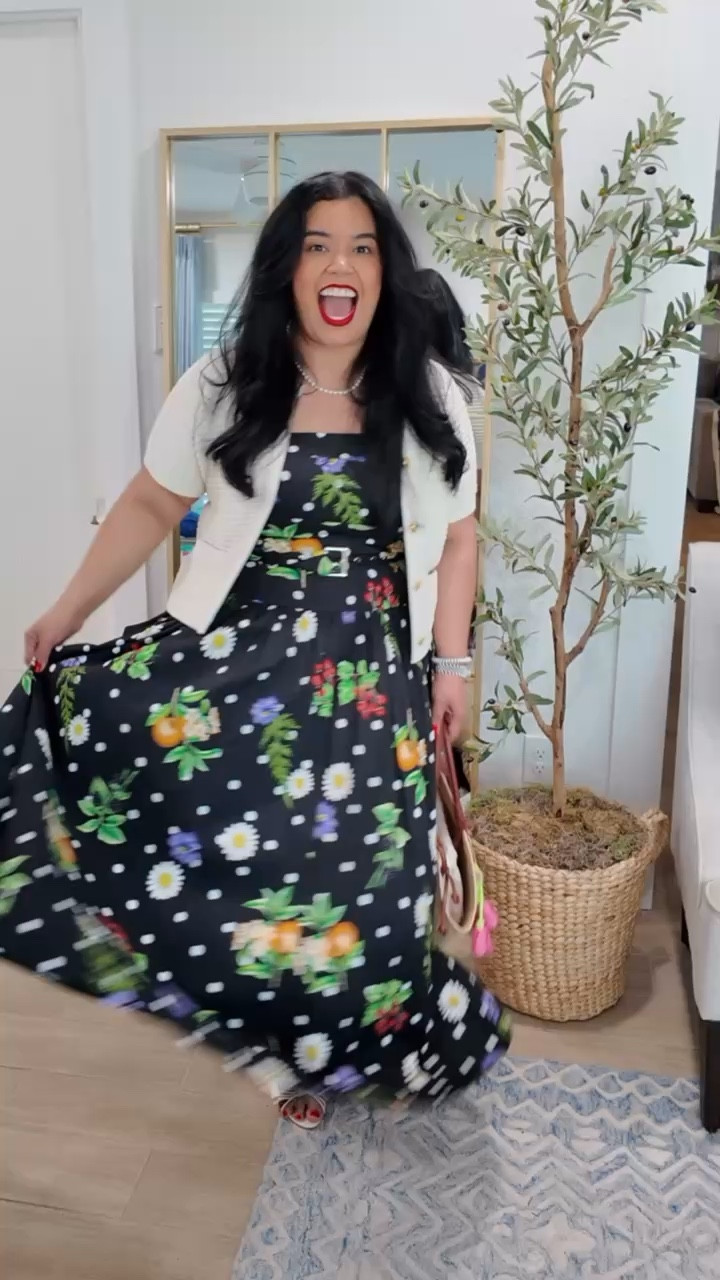 MIDSIZE PETITE SPRING OUTFIT 

🌷I got so many compliments on my black floral polka dot dress from Avec les Filles from @Macys when I wore it the other day! I am wearing the size 14! 

🌷My shoes are from Arezzo, a Brazilian shoe brand that specializes in all leather shoes and they are amazing quality! I love that they are a cream instead of a stark white and the leather floral detail is so pretty!

🌷My bag is from Sezane and this is my second season wearing it. It’s held up great and is definitely one to add to your collection. 

🌷Classic outfit, spring outfit, modest fashion, petite fashion, mid size fashion how to style spring clothes for short girls spring capsule wardrobe spring outfits I’ve work recently #midsizefashion #petitefashion #springfashion #midsizeapproved #Springoutfitideas

#LTKMothersDay #LTKPetite #LTKootd