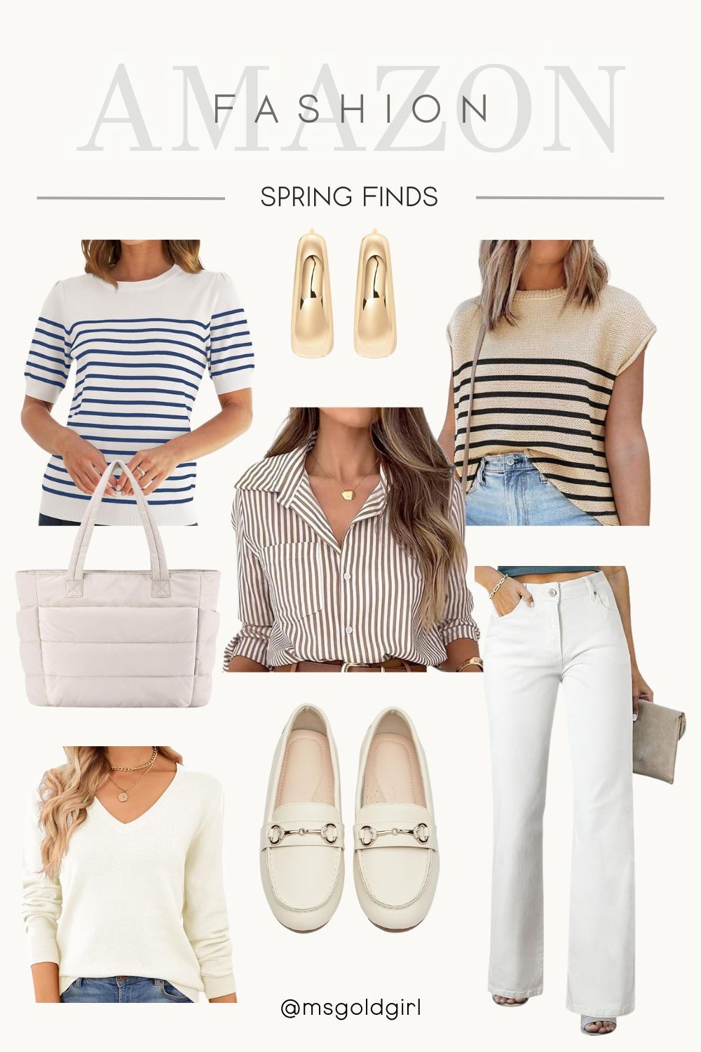 Obsessing over these striped Spring finds from Amazon! Add on some white jeans to keep the look bright and fun. 

#LTKWorkwear #LTKStyleTip
